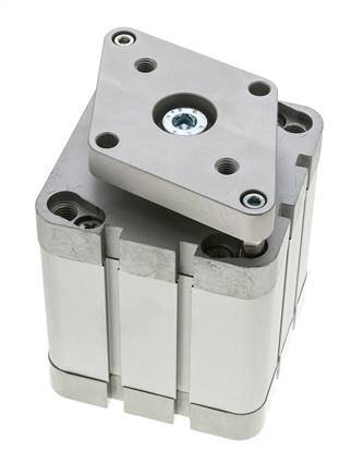 ISO 21287 Kompakter doppeltwirkender Zylinder 80-50mm - magnetisch - nicht drehend