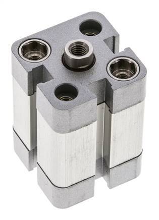 ISO 21287 Einfachwirkender Kompaktzylinder 20-15mm - Magnetisch