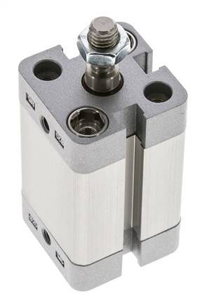 ISO 21287 Kompakter einfachwirkender Zylinder 20-25mm - Magnetisch - Stange mit Außengewinde