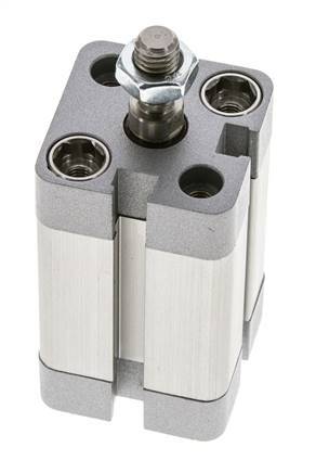 ISO 21287 Kompakter einfachwirkender Zylinder 20-25mm - Magnetisch - Stange mit Außengewinde