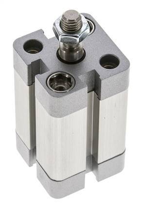 ISO 21287 Kompakter einfachwirkender Zylinder 20-25mm - Magnetisch - Stange mit Außengewinde