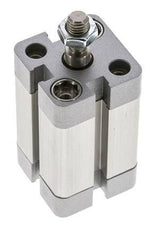 ISO 21287 Kompakter einfachwirkender Zylinder 20-25mm - Magnetisch - Stange mit Außengewinde