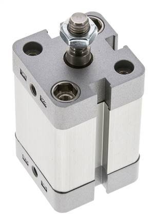 ISO 21287 Kompakter einfachwirkender Zylinder 25-25mm - Magnetisch - Stange mit Außengewinde