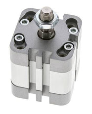 ISO 21287 Einfachwirkender Kompaktzylinder 32-10mm - Magnetisch - Stangengriff