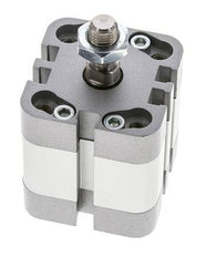 ISO 21287 Einfachwirkender Kompaktzylinder 32-10mm - Magnetisch - Stangengriff