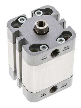 ISO 21287 Einfachwirkender Kompaktzylinder 32-20mm - Magnetisch