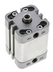 ISO 21287 Einfachwirkender Kompaktzylinder 32-25mm - Magnetisch