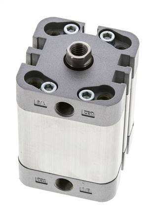 ISO 21287 Einfachwirkender Kompaktzylinder 32-25mm - Magnetisch