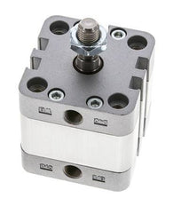 ISO 21287 Einfachwirkender Kompaktzylinder 40-10mm - Magnetisch - Stangengriff