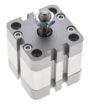 ISO 21287 Einfachwirkender Kompaktzylinder 40-10mm - Magnetisch - Stangengriff