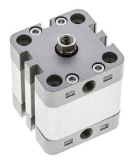 ISO 21287 Einfachwirkender Kompaktzylinder 40-15mm - Magnetisch