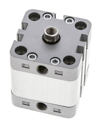ISO 21287 Einfachwirkender Kompaktzylinder 40-15mm - Magnetisch