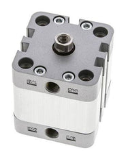 ISO 21287 Einfachwirkender Kompaktzylinder 40-15mm - Magnetisch