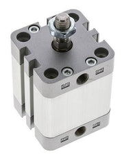 ISO 21287 Compact Single Acting Cylinder 40-25mm - Magnetic - Male Rod