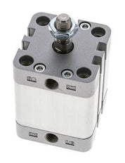 ISO 21287 Kompakter einfachwirkender Zylinder 40-25mm - Magnetisch - Stange mit Außengewinde