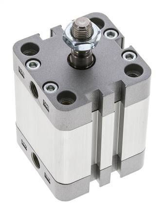 ISO 21287 Kompakter einfachwirkender Zylinder 40-25mm - Magnetisch - Stange mit Außengewinde
