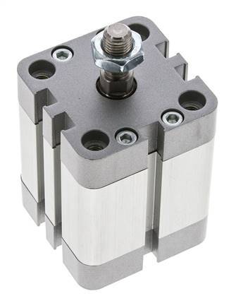 ISO 21287 Kompakter einfachwirkender Zylinder 40-25mm - Magnetisch - Stange mit Außengewinde