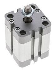 ISO 21287 Kompakter einfachwirkender Zylinder 40-25mm - Magnetisch - Stange mit Außengewinde