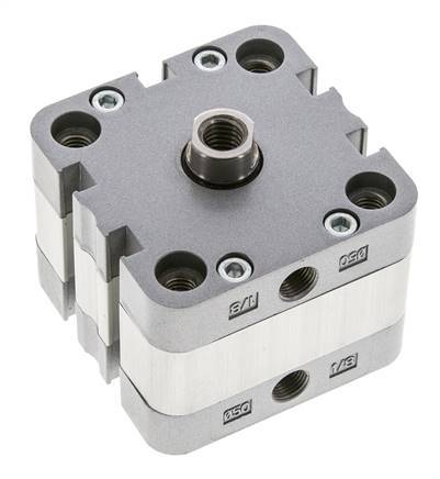 ISO 21287 Einfachwirkender Kompaktzylinder 50-5mm - magnetisch