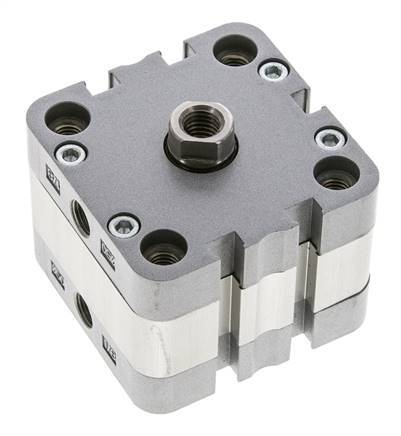 ISO 21287 Einfachwirkender Kompaktzylinder 50-5mm - magnetisch