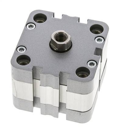 ISO 21287 Einfachwirkender Kompaktzylinder 50-5mm - magnetisch