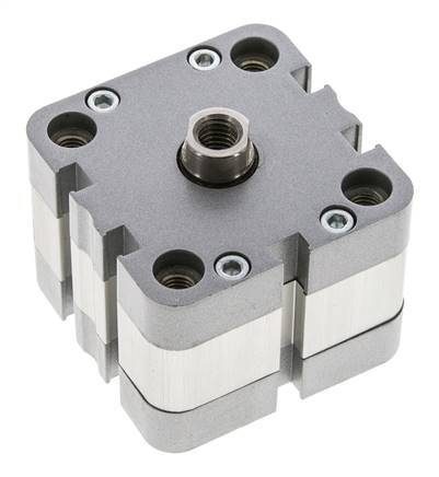 ISO 21287 Einfachwirkender Kompaktzylinder 50-5mm - magnetisch