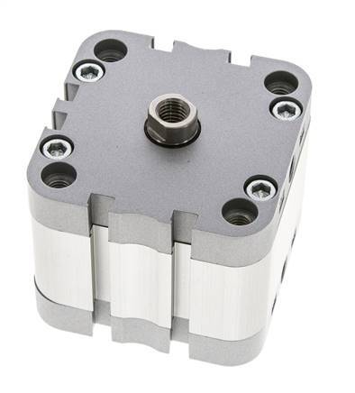 ISO 21287 Einfachwirkender Kompaktzylinder 63-15mm - Magnetisch