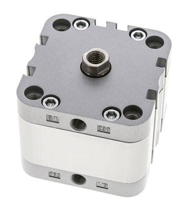 ISO 21287 Einfachwirkender Kompaktzylinder 63-15mm - Magnetisch