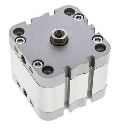 ISO 21287 Einfachwirkender Kompaktzylinder 63-15mm - Magnetisch