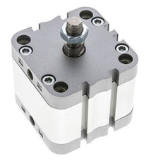 ISO 21287 Einfachwirkender Kompaktzylinder 63-20mm - Magnetisch - Stangengriff