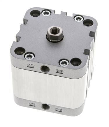 ISO 21287 Einfachwirkender Kompaktzylinder 63-25mm - Magnetisch
