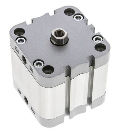 ISO 21287 Einfachwirkender Kompaktzylinder 63-25mm - Magnetisch