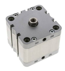 ISO 21287 Einfachwirkender Kompaktzylinder 80-25mm - Magnetisch