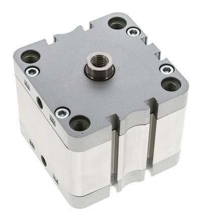 ISO 21287 Einfachwirkender Kompaktzylinder 80-25mm - Magnetisch