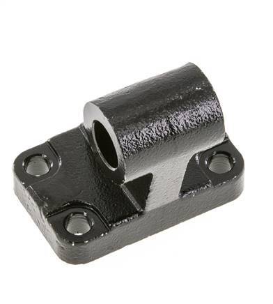 Gabelzapfen rechtwinklig 40 mm ISO 15552 ISO 21287 Brünierter Stahl