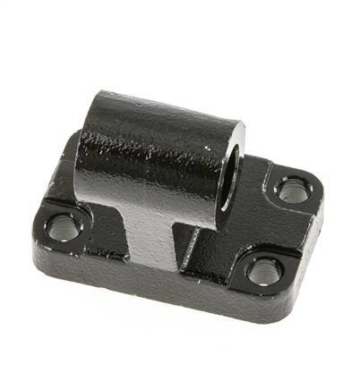 Gabelzapfen rechtwinklig 40 mm ISO 15552 ISO 21287 Brünierter Stahl