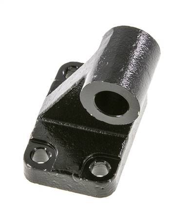 Gabelzapfen rechtwinklig 40 mm ISO 15552 ISO 21287 Brünierter Stahl