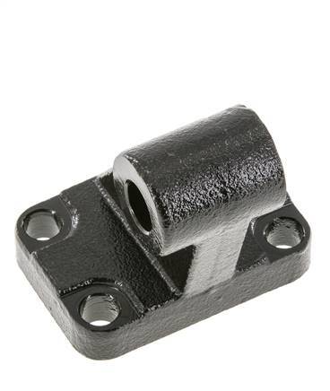 Gabelzapfen rechtwinklig 50 mm ISO 15552 ISO 21287 Brünierter Stahl