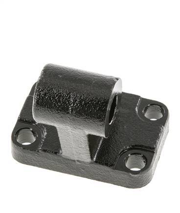 Gabelzapfen rechtwinklig 50 mm ISO 15552 ISO 21287 Brünierter Stahl