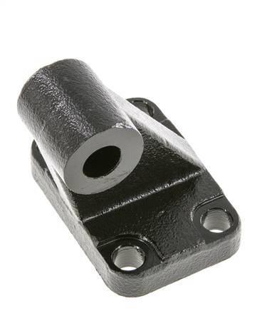 Gabelzapfen rechtwinklig 50 mm ISO 15552 ISO 21287 Brünierter Stahl