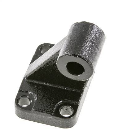 Gabelzapfen rechtwinklig 50 mm ISO 15552 ISO 21287 Brünierter Stahl