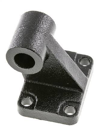 Gabelzapfen rechtwinklig 63 mm ISO 15552 ISO 21287 Brünierter Stahl