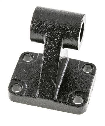 Gabelzapfen rechtwinklig 63 mm ISO 15552 ISO 21287 Brünierter Stahl