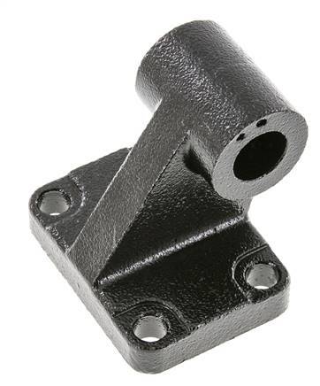 Gabelzapfen rechtwinklig 63 mm ISO 15552 ISO 21287 Brünierter Stahl