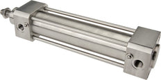 ISO 15552 Doppeltwirkender Zylinder 63-100mm - magnetisch - dämpfend - Edelstahl