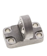 Gabelkopf mit kugelförmigem Außengewinde, rechtwinklig 32 mm ISO 15552 und 21287 Edelstahl 316 (1.4401)