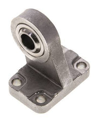 Sphärischer Gabelkopf rechtwinklig 40 mm ISO 15552 und 21287 Edelstahl 316 (1.4401)