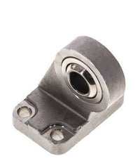 Sphärischer Gabelkopf rechtwinklig 40 mm ISO 15552 und 21287 Edelstahl 316 (1.4401)