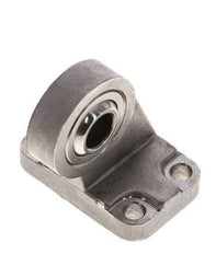 Sphärischer Gabelkopf rechtwinklig 40 mm ISO 15552 und 21287 Edelstahl 316 (1.4401)