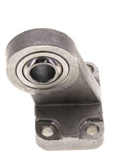 Sphärischer Gabelkopf rechtwinklig 40 mm ISO 15552 und 21287 Edelstahl 316 (1.4401)
